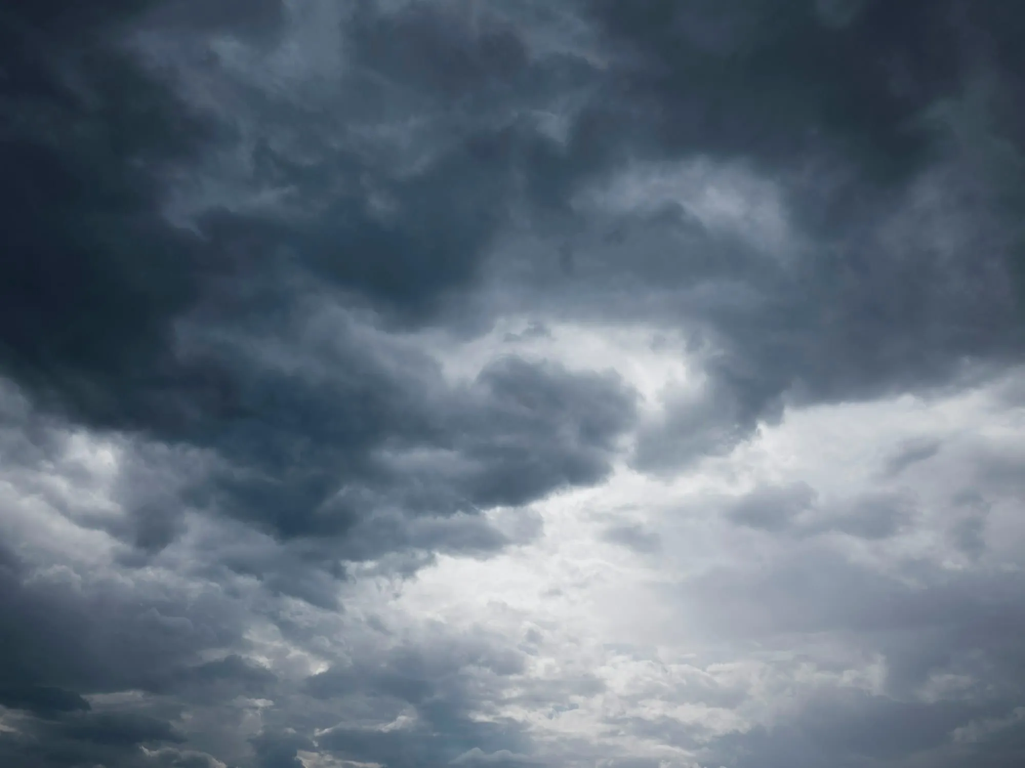 Dark storm clouds gathering